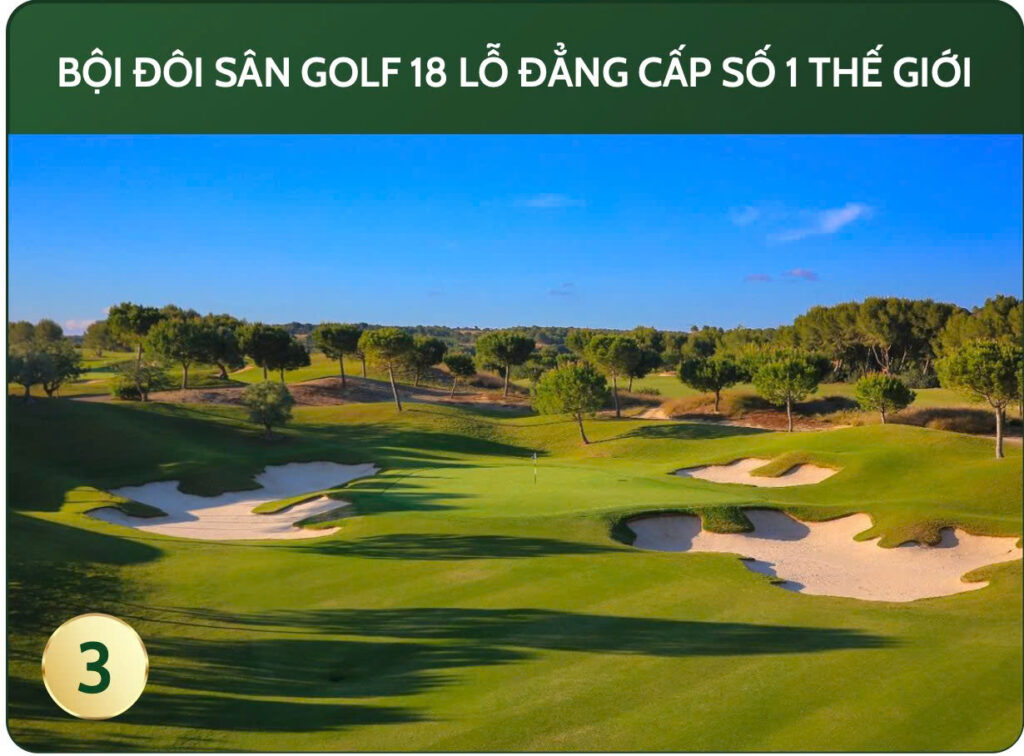 BỘI ĐÔI SÂN GOLF 18 LỖ ĐẲNG CẤP SỐ 1 THẾ GIỚI TẠI VINHOMES PARASIDE CẦN GIỜ